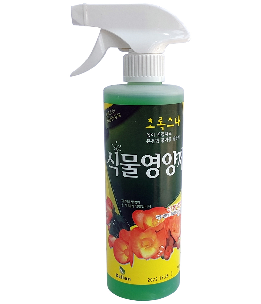 초록스타 식물영양제 500ml (분사기형)- 3개 비료거름/비료/원예비료/작물비료/식물키우기/식물비료/식물영