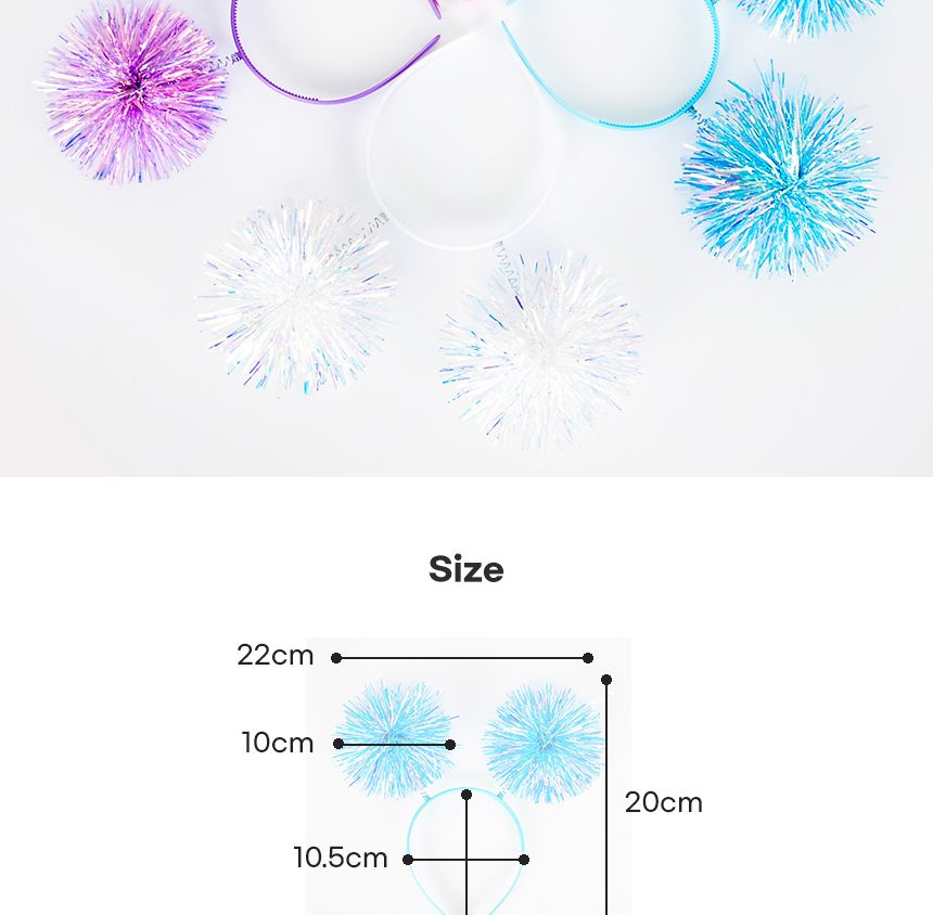 트윙클방울머리띠(블루) 생일 축하 파티 행사 기념일