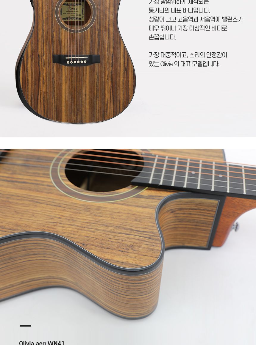 월넛 Olivia aeq WN41 드래드넛 어쿠스틱 기타/기타/통기타/고급기타/선물용기타/기타선물/연습기타/연습용