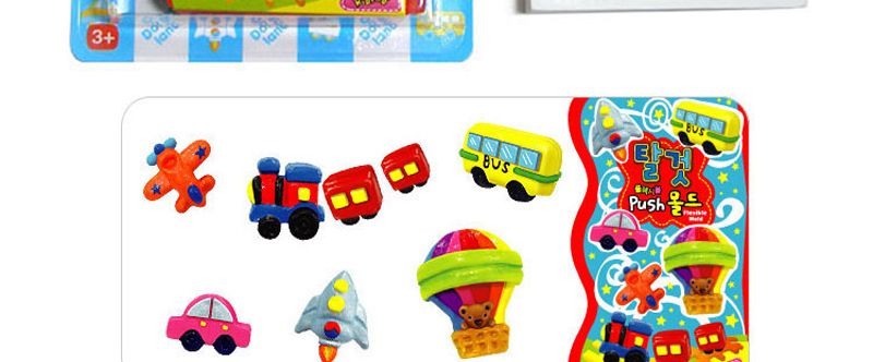 도너랜드 조형도구 플렉시블 몰드 탈것/발달놀이/점토몰드/찰흙몰드/촉감놀이도구/모형틀/점토모형틀/만들