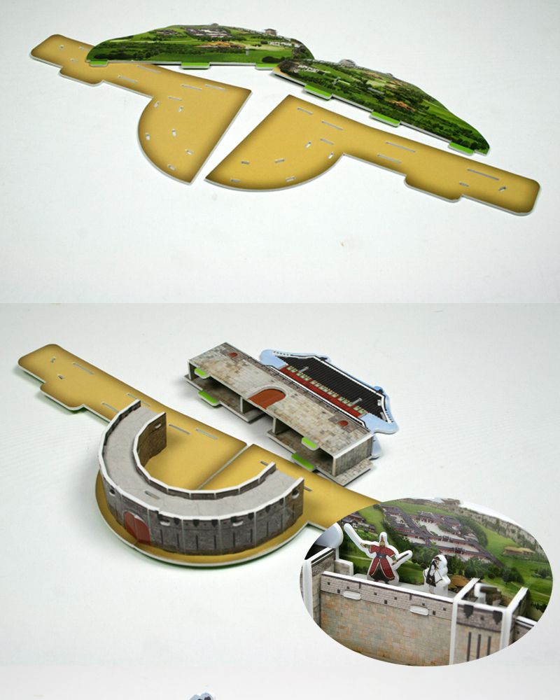 3D 입체퍼즐 - 수원화성의 정문 장안문/입체퍼즐/3D퍼즐/취미퍼즐/수집용퍼즐/목재퍼즐/건축물퍼즐/건축물3