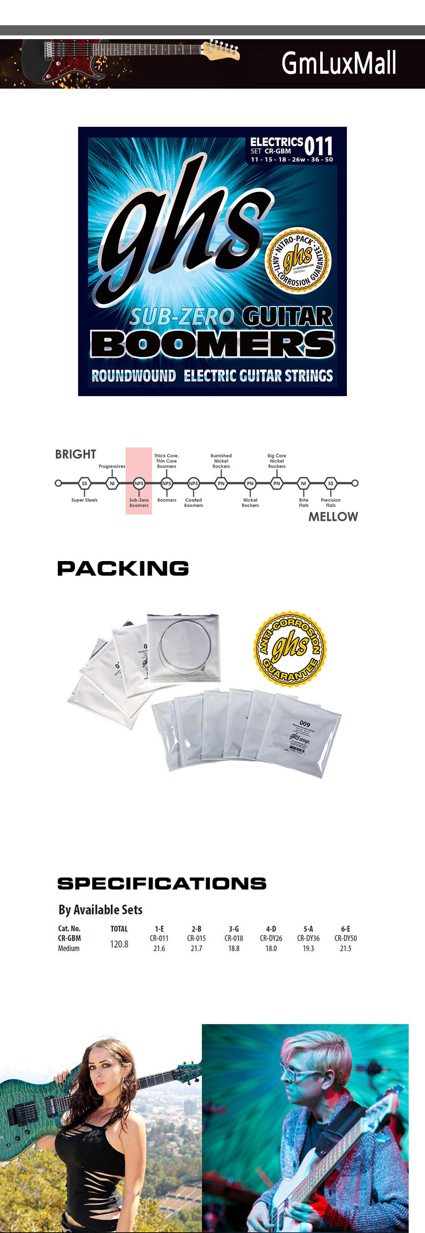 Medium 011-050 Ijw29 일렉기타스트링 일렉기타줄세트/일렉기타스트링/일렉현세트/일렉기타줄/기타스트링/