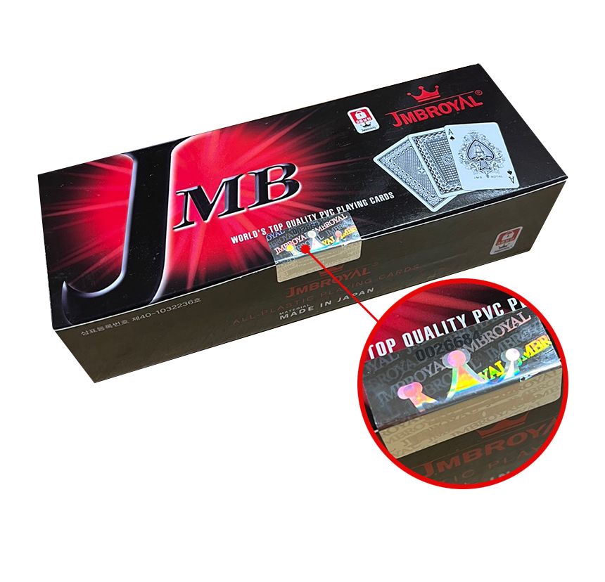 JMB 로얄카드 포커 트럼프 카드 마술 게임 1BOX(12개)/카드/종이카드/카드게임/원카드게임/포커게임/트럼프