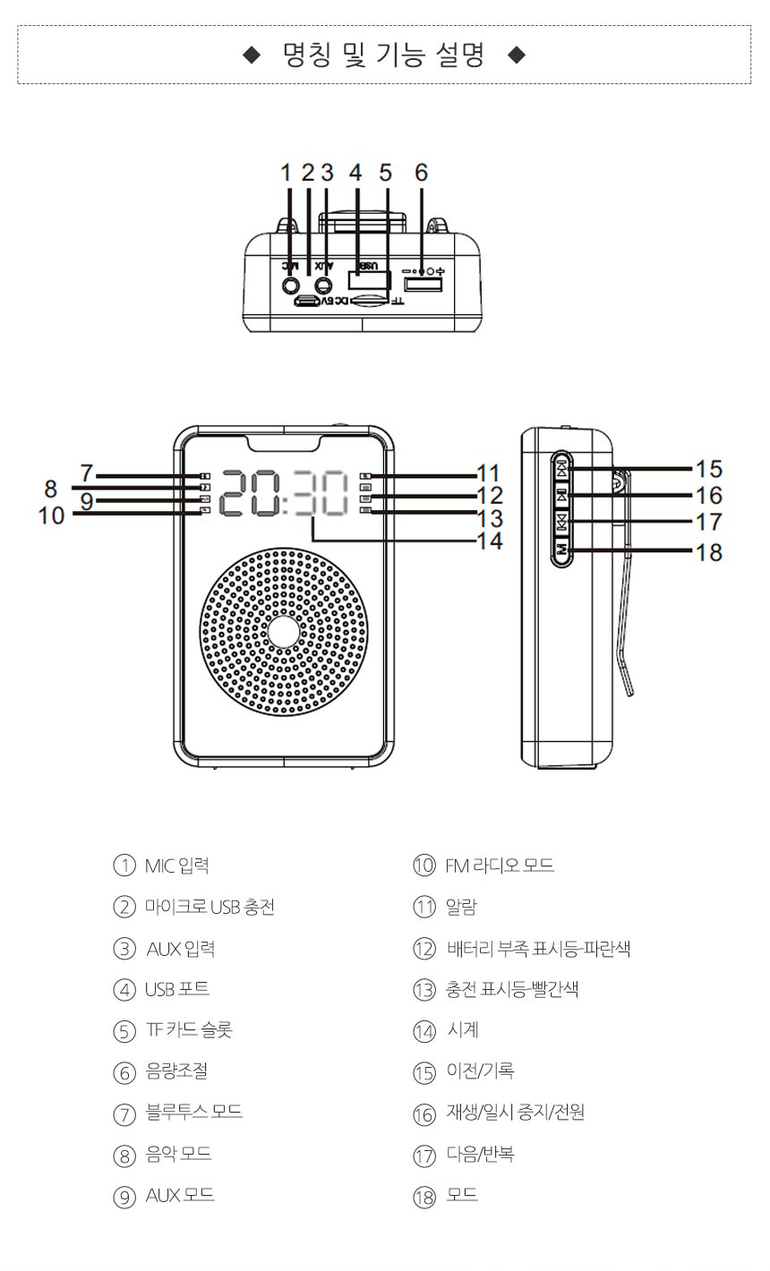 강의용마이크 수업용 선생님 휴대용 행사 마이크 M310/핀마이크/방송마이크/방송용마이크/방송용핀마이크/