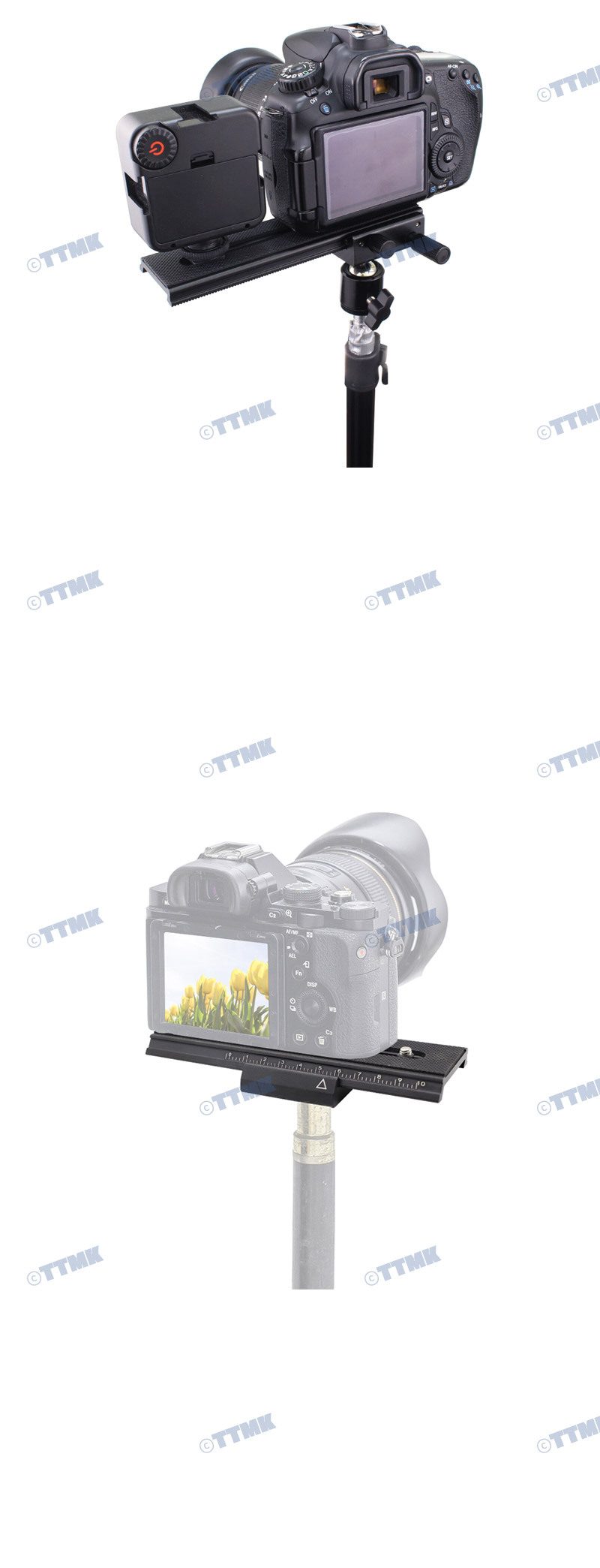 DSLR 카메라 플레이트 도브테일 스탠드 거치대 조명/플레이트/캠거치대/캠플레이트/카메라/카메라어댑터/카