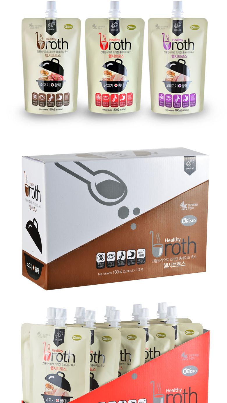 소고기 황태 180ml 반려동물 영양 간식/습식간식/습식파우치/노령견간식/노령견파우치/파우치간식/영양간식