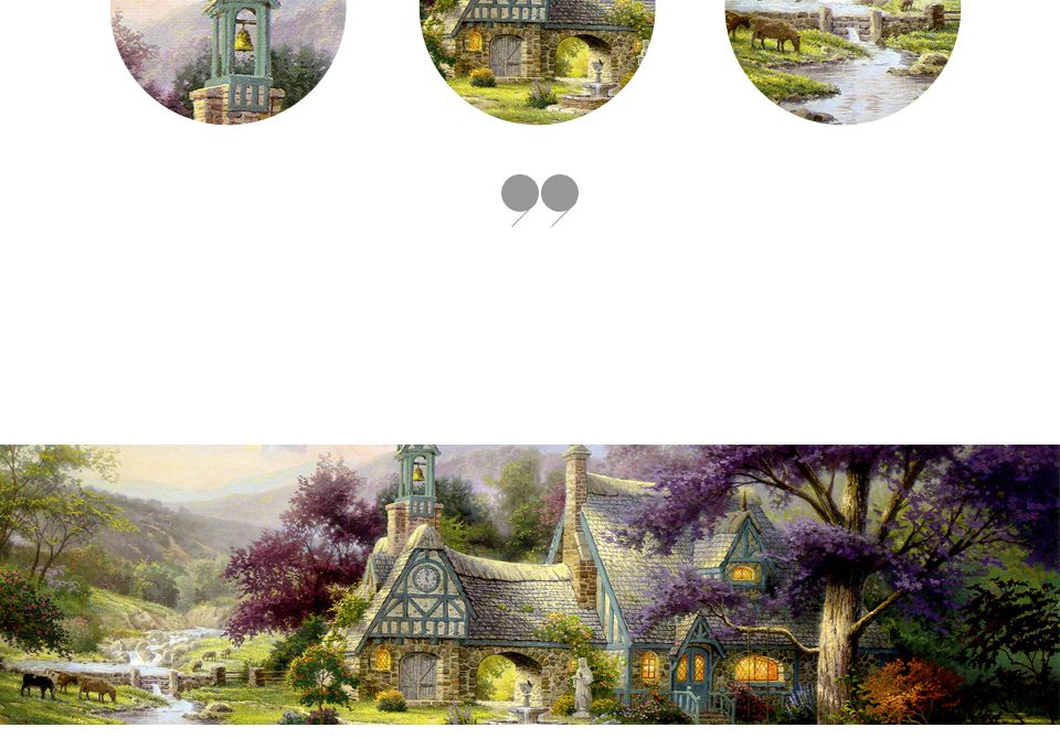 1000조각 직소퍼즐 - 시계탑 별장 앤틱실버 액자세트/1000피스퍼즐/취미퍼즐/퍼즐놀이/그림퍼즐/그림맞추기