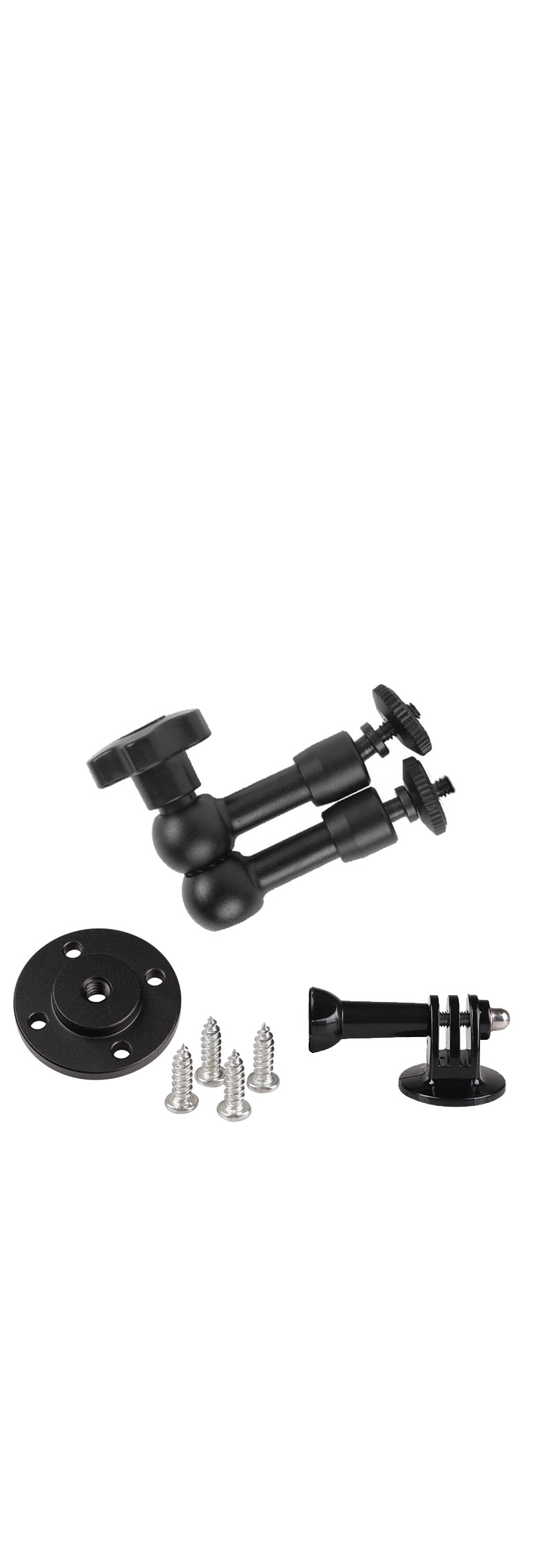 고프로9 호환 액션캠 벽걸이 브라켓 매직암 마운트/벽부착마운트/캠벽마운트/액션캠벽걸이/캠부착부품/캠부