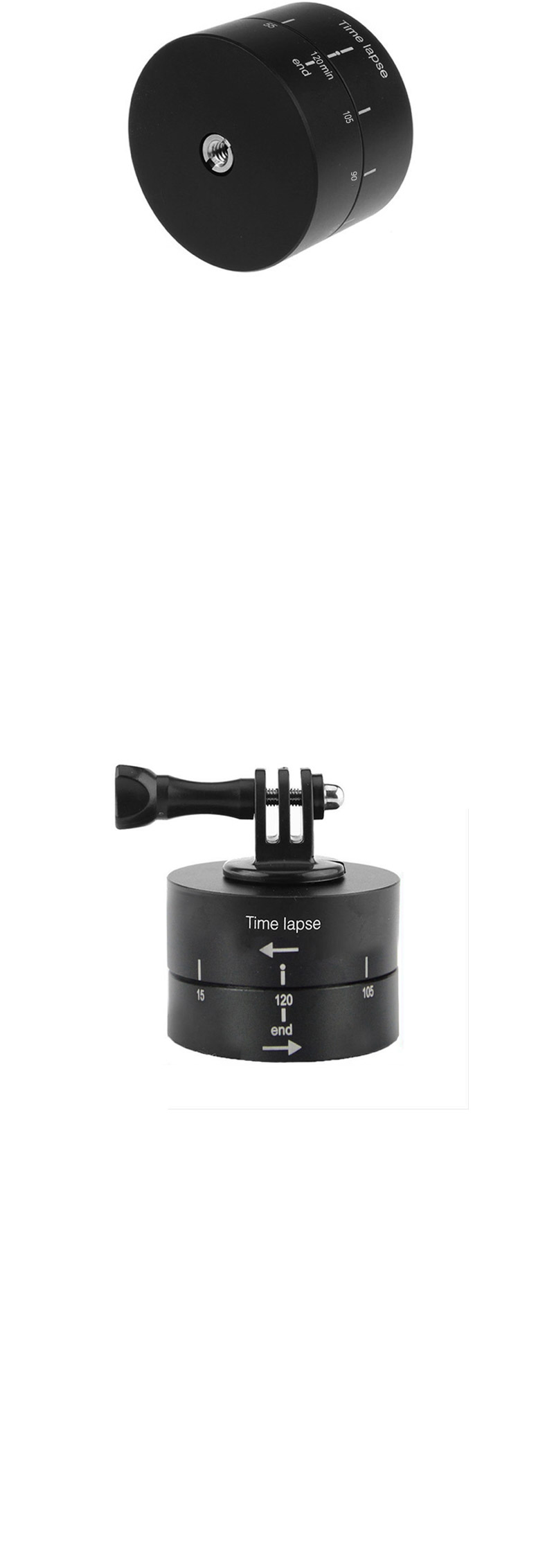 고프로9 호환 120분 타이머 360도 마운트 타임랩스/캠회전마운트/회전마운트/회전어댑터/액션캠부품/카메라