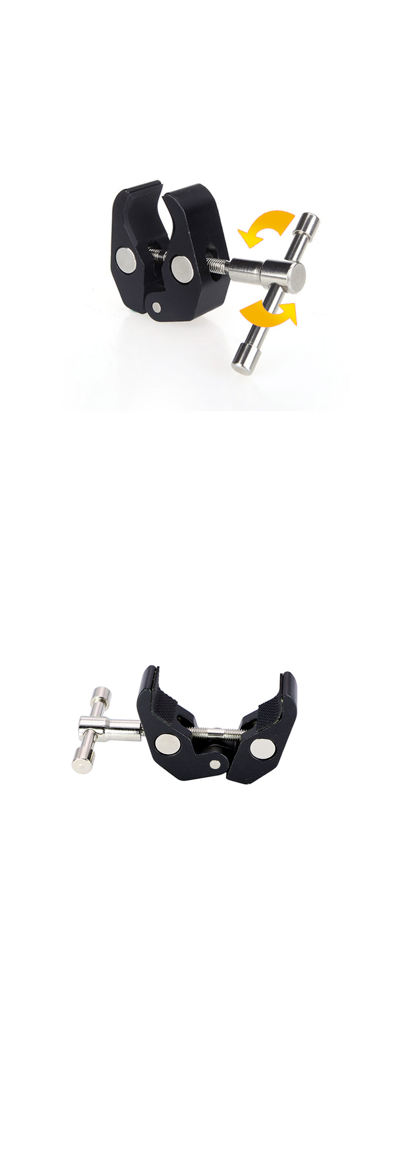 고프로9 호환 슈퍼 클램프 볼헤드 마운트 방송 촬영/액션캠부품/카메라부품/액션캠나사/액션캠스크류/액션