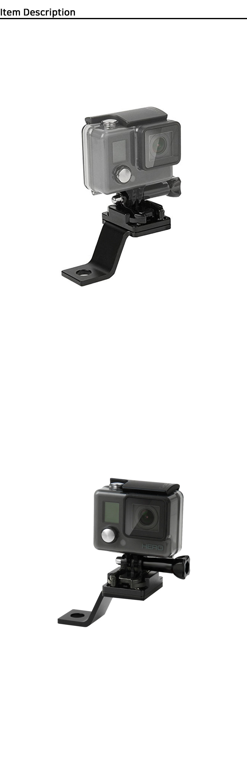 고프로9 호환 오토바이 바이크 백미러 버클 마운트/자전거캠거치대/바이크캠거치대/액션캠거치대/액션캠용