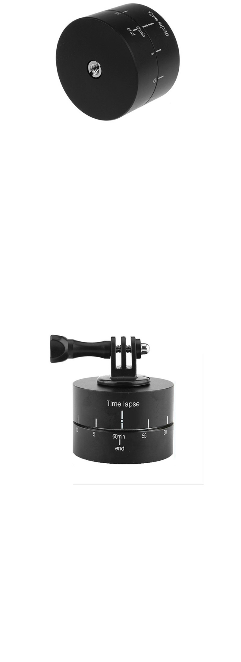 GOPRO9 60분 타이머 360도 마운트 타임랩스 회전 방향/캠회전마운트/회전마운트/회전어댑터/액션캠부품/카