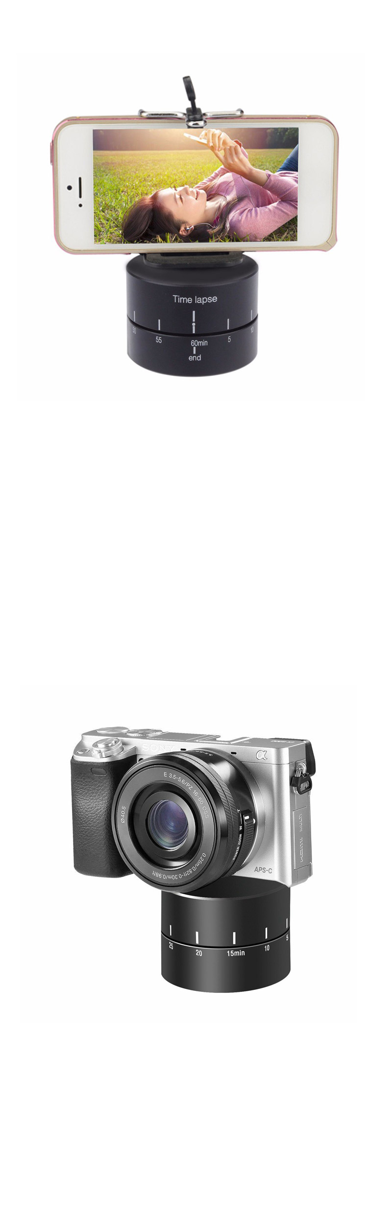 GOPRO9 60분 타이머 360도 마운트 타임랩스 회전 방향/캠회전마운트/회전마운트/회전어댑터/액션캠부품/카