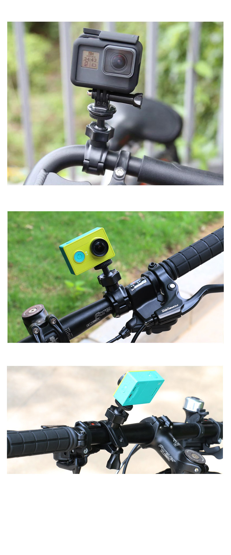 GOPRO9 악세서리 핸들 폴 마운트 볼 조인트 자전거/자전거캠거치대/바이크캠거치대/액션캠거치대/액션캠용