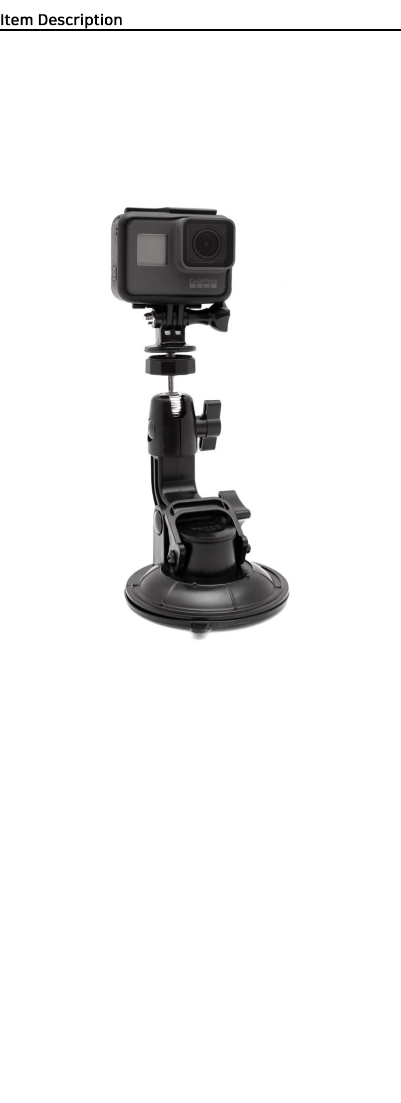 GOPRO9 유리 주행 영상 촬영 마운트 자동차 거치대/흡착식마운트/유리용캠마운트/유리용고프로마운트/액션