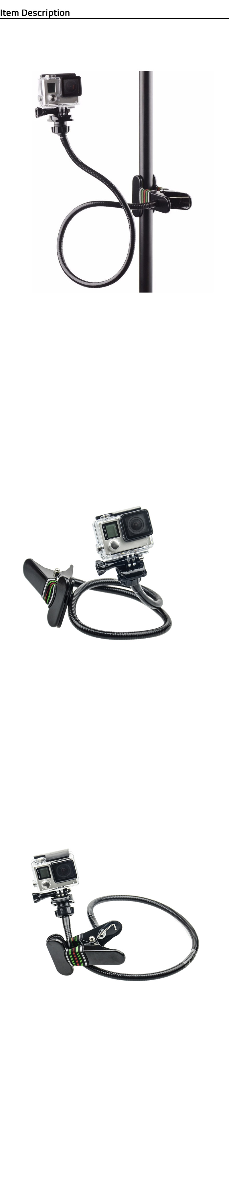 GOPRO9 악세서리 플랙시블 클램프 마운트 구스넥 집게/집게마운트/액션캠클램프/액션캠집게/액션캠마운트/