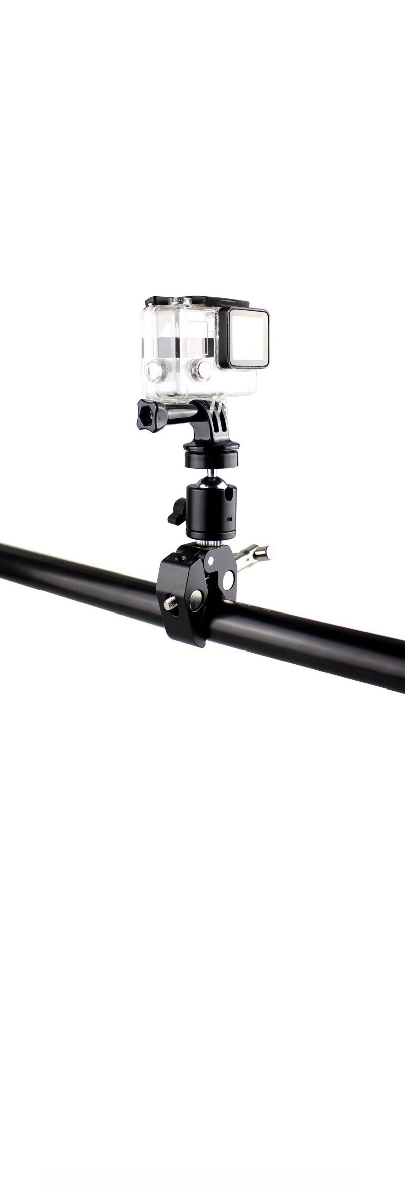 GOPRO9 호환 고정 슈퍼 클램프 볼헤드 마운트 방송/집게마운트/액션캠클램프/액션캠집게/액션캠마운트/액션