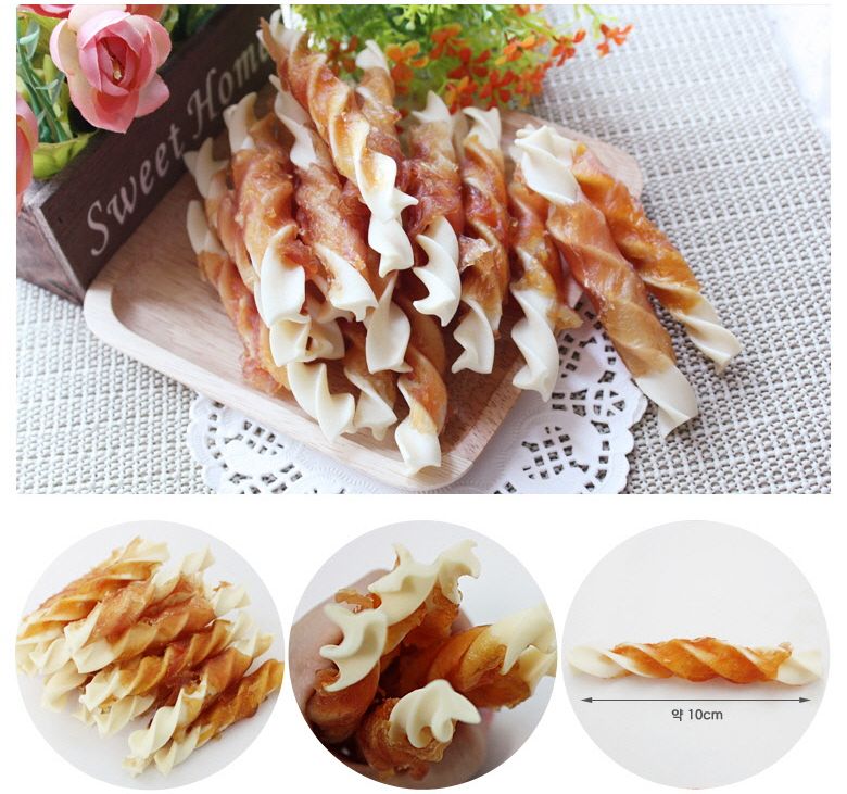 연어 치킨 생선껌 18개입 반려동물 애완견 간식 개껌/껌/밀크껌/우유껌/강아지껌/애견껌/강아지껌/영양간식