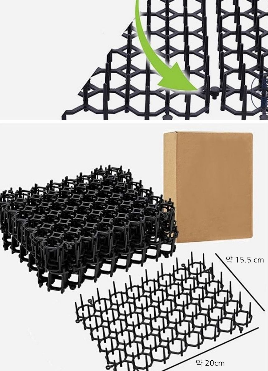 화단보호 야생동물 길고양이 차단망 15x20cm 12p세트/야생동물차단망/고양이차단망/야생동물차단/고양이차