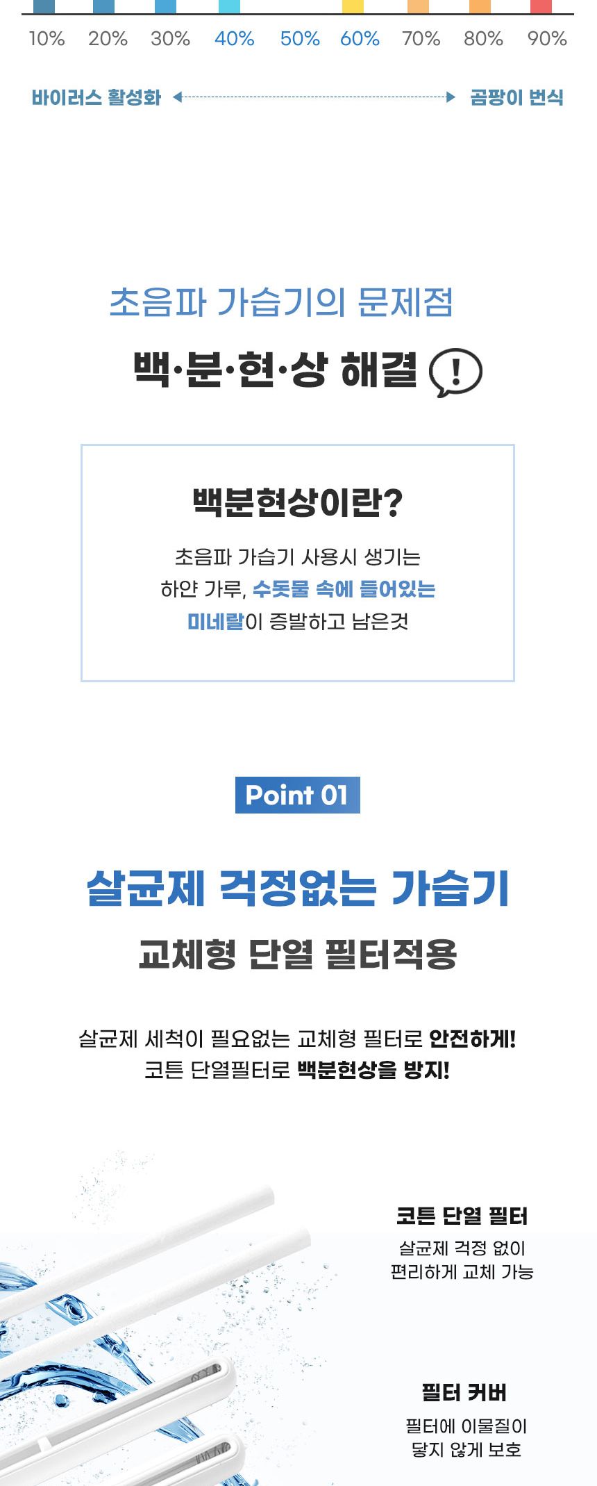 (듀얼미스트-화이트) 유아이 듀얼 미스트 무선 휴대용 가습기 500ml/가습기미니/미니가습기/듀얼가습기/조