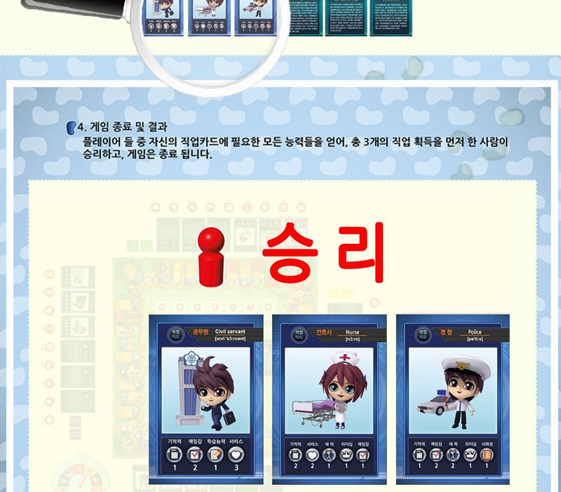 엠투월드 드림스텝 (2-4인 진로 직업 보드게임)/게임/진로보드게임/진로게임/보드게임/경주놀이/경주게임/