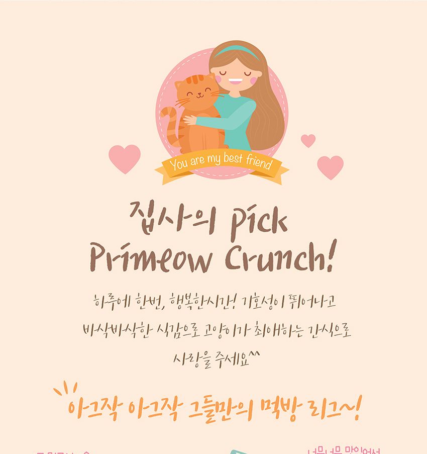프리미요 크런치 고양이간식 참치+연어 20gx12p/캣스낵/캣스넥/캣간식/고양이간식/고양이크런치간식/고양이