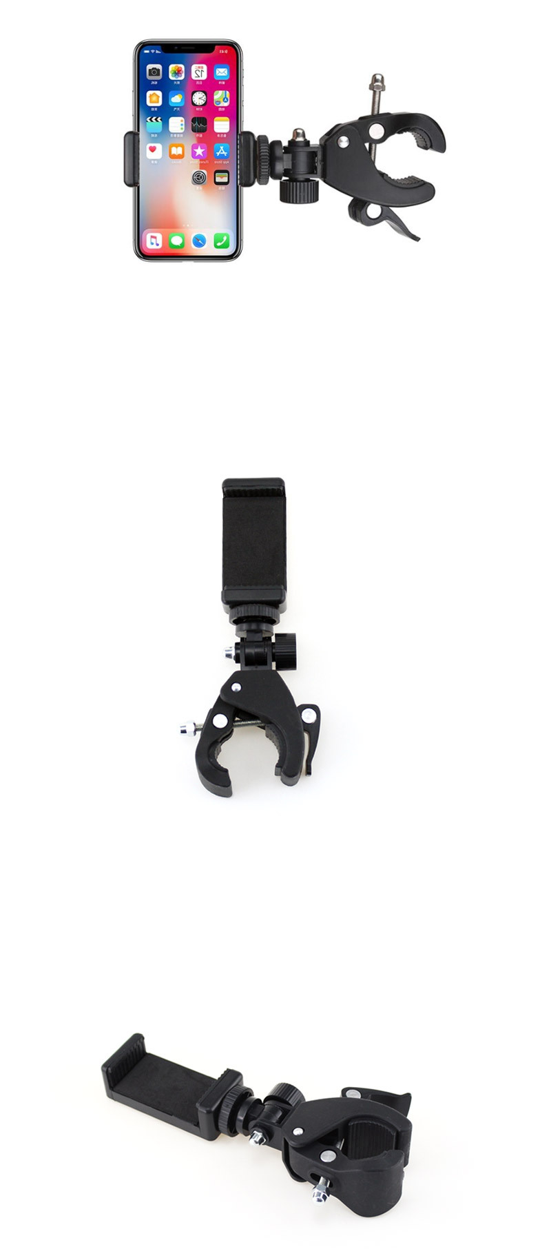 스마트폰 클램프 마운트 개인방송 아프리카tv 트위치/촬영클램프/촬영용마운트/캠클램프/액션캠마운트/액션