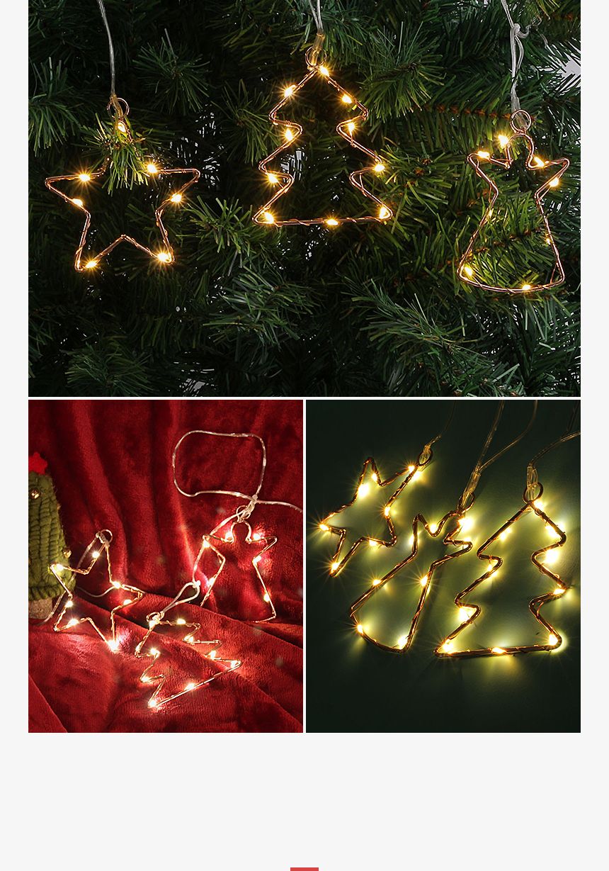 LED 천사 트리 별 장식전구(10cm) 크리스마스 LED전구/LED장식조명/LED전구/LED장식전구/장식용전구/건전지