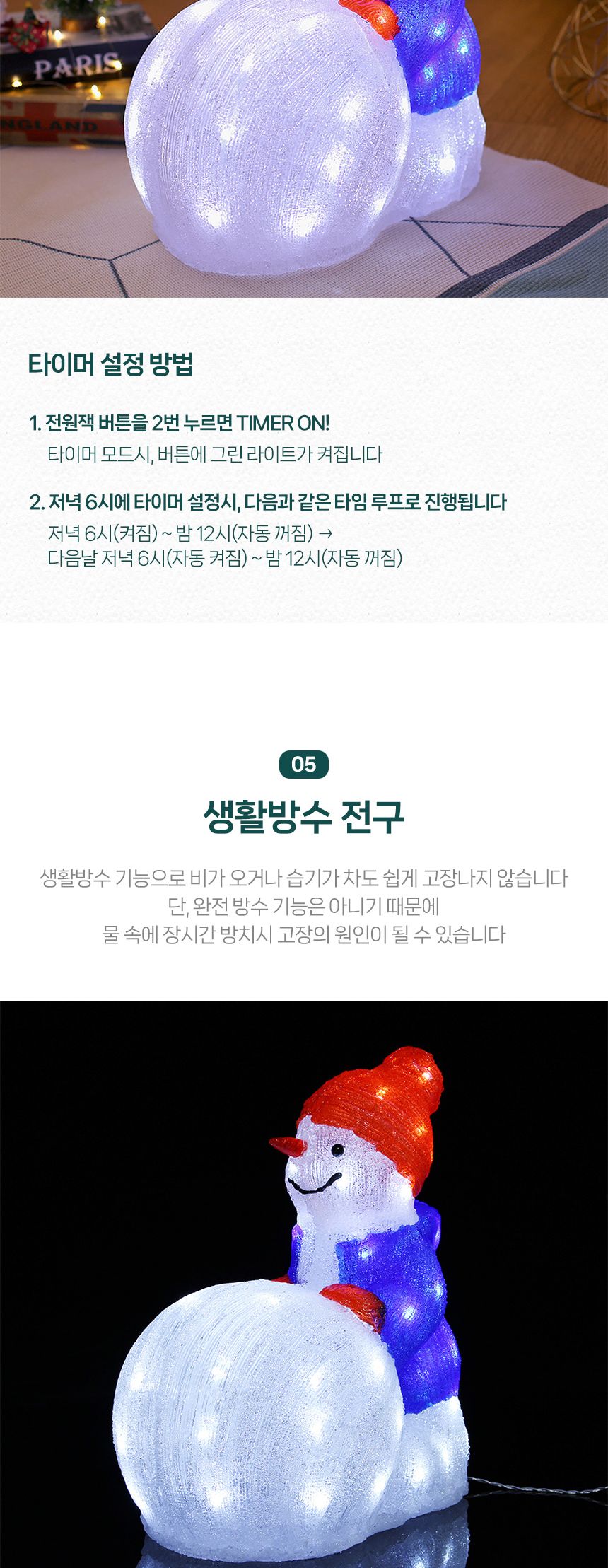 비타리토 LED 60구 눈사람 전구 카페 트리장식 크리스마스소품 눈사람인형 크리스마스데코 눈사람소품 눈사람모형 크리스마스카페장식 트리인형 트리장식 대형크리스마스장식 대형눈사람