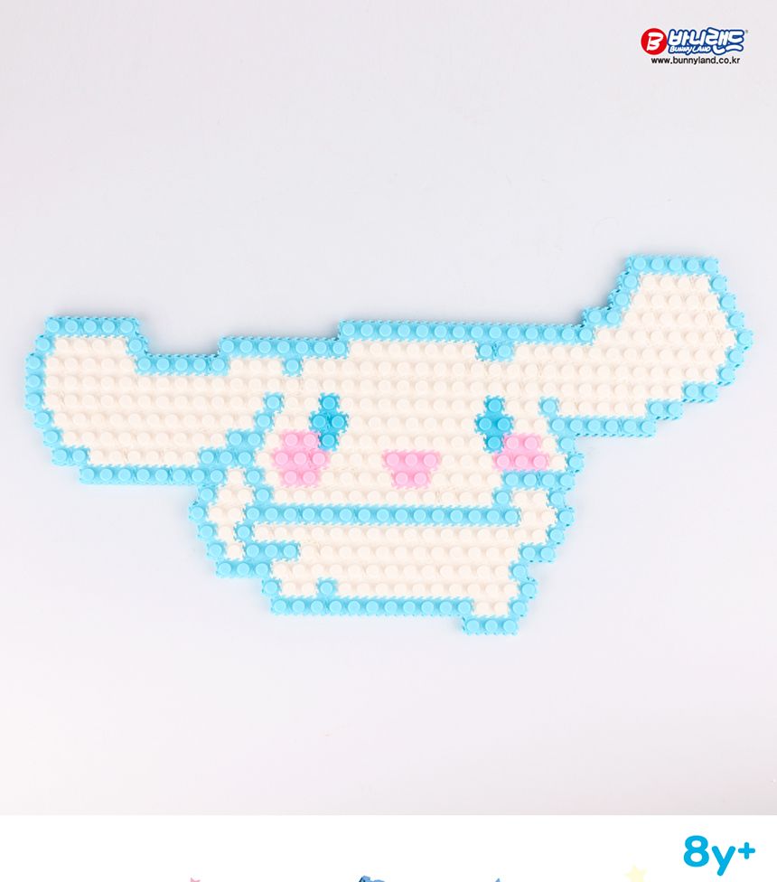 산리오 시나모롤 픽셀블럭 450pcs 디폼 나노 블럭 0/디폼블럭/마이브릭/나노블럭/블럭놀이/자유학기제/미니