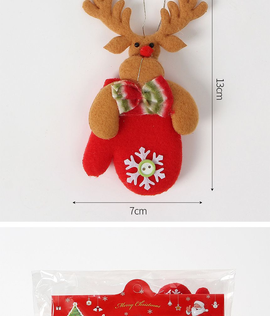 비타리토 크리스마스 루돌프 산타 장식 오너먼트 6p/루돌프인형장식/오너먼트장식품/오너먼트세트/트리소품