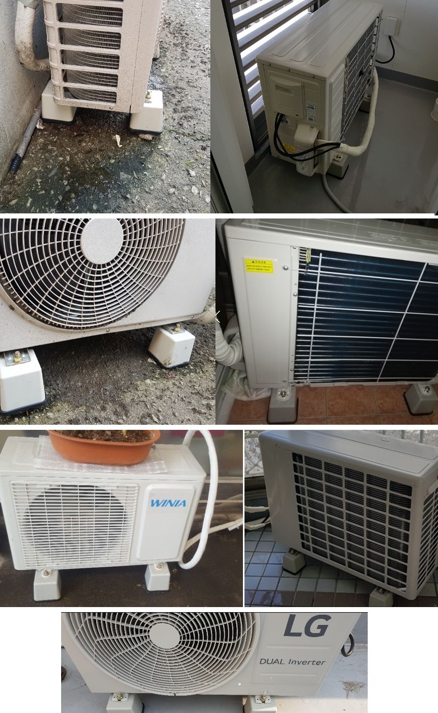 에어컨 실외기받침대 실외기거치대 실외기발 받침/실외기받침/실외기패드/실외기발받침/실외기고무발/세탁