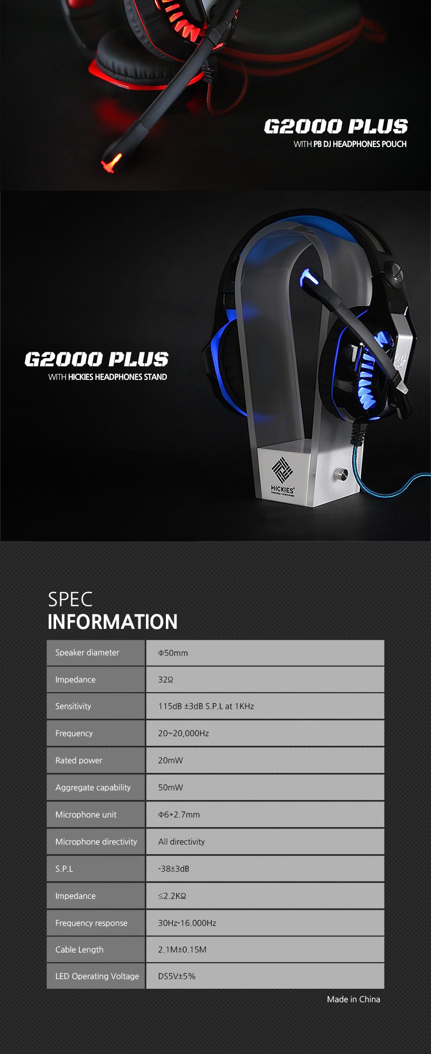 KOTION 게이밍 LED 고급 헤드셋 G2000 PLUS/게이밍헤드셋/헤드셋/컴퓨터헤드셋/PC헤드셋/일반헤드셋/고급헤