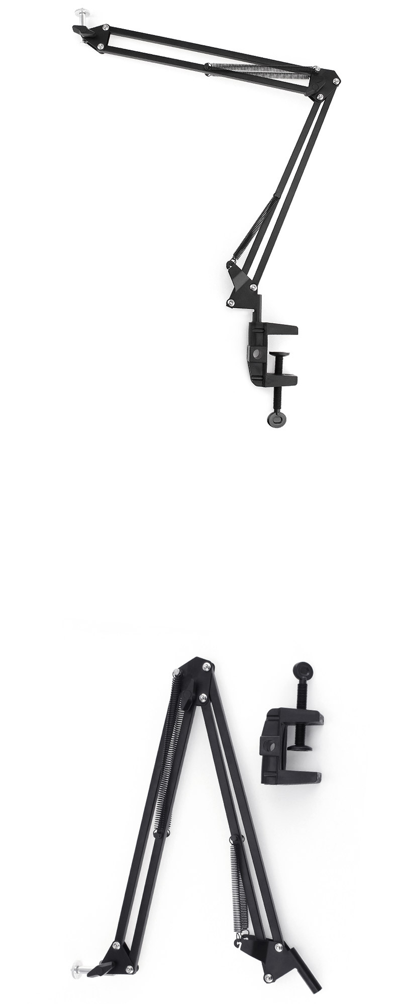 1 4 나사 스탠드 암 조명 LED 마이크 개인방송 유튜브/카메라스탠드/디카스탠드/DSLR스탠드/테이블클램프/