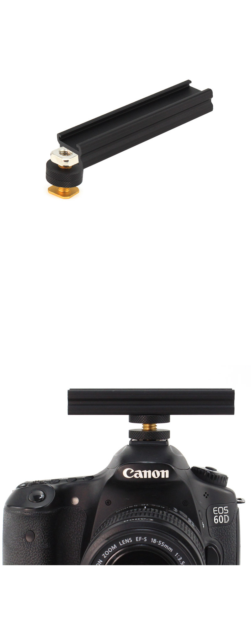 핫슈 슬라이드 바 레일 콜드슈 카메라 DSLR 방송 조명/핫슈나사/핫슈아답타/핫슈어댑터/카메라부품/카메라