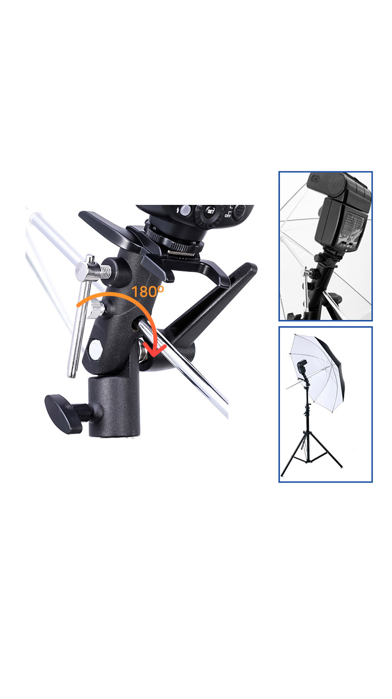 스피곳 마운트 조명 LED 링라이트 유튜브 각도 스탠드/카메라조명/카메라조명브라켓/조명브라켓/삼각대브라