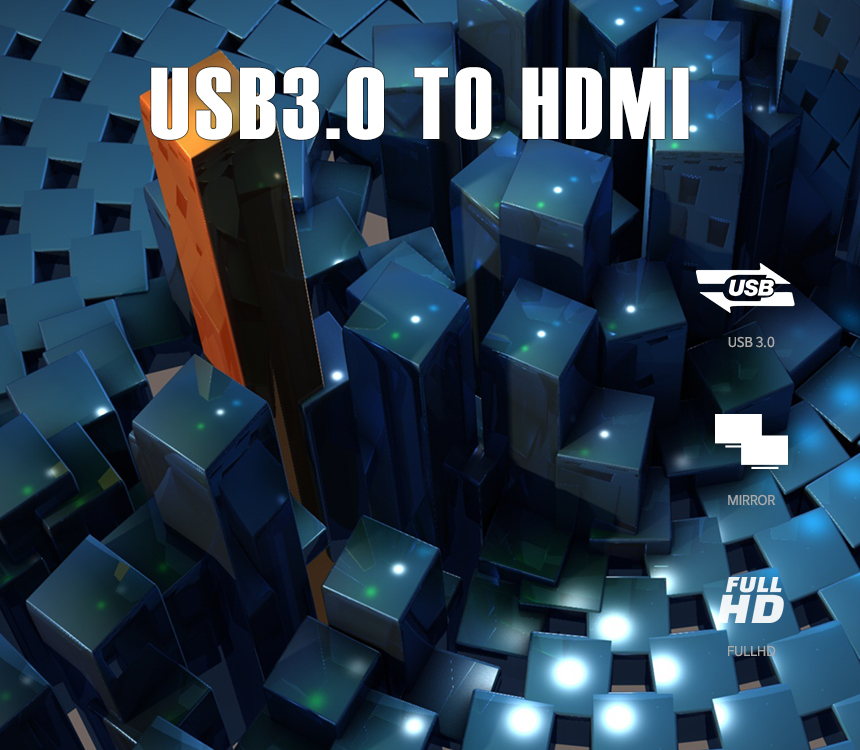 케이베스트 USB HDMI 외장그래픽 카드 노트북 젠더/HDMI/HDMI젠더/젠더/변환젠더/HDMI연장젠더/연장젠더/HD