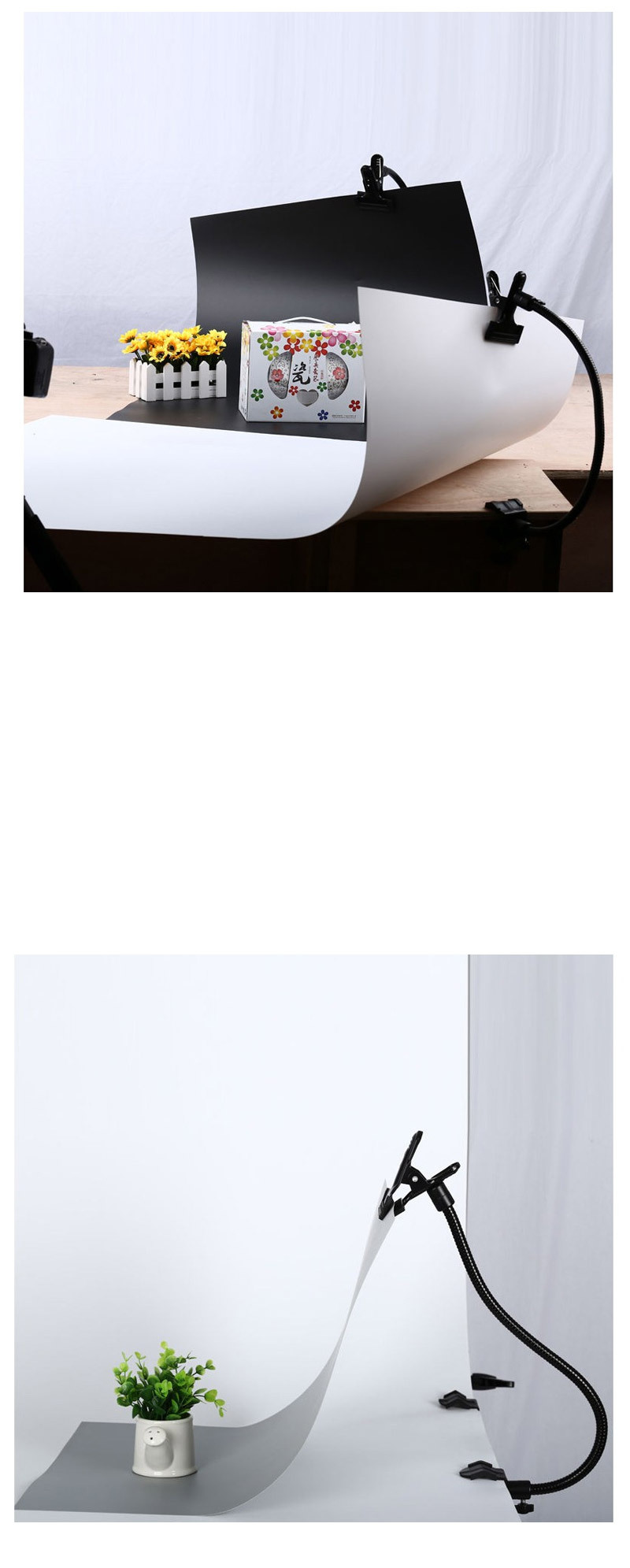 카메라 DSLR 고품질 촬영 액세서리 배경지 배경 클립/촬영장비/카메라클램프/집게클램프/반사판용품/반사판