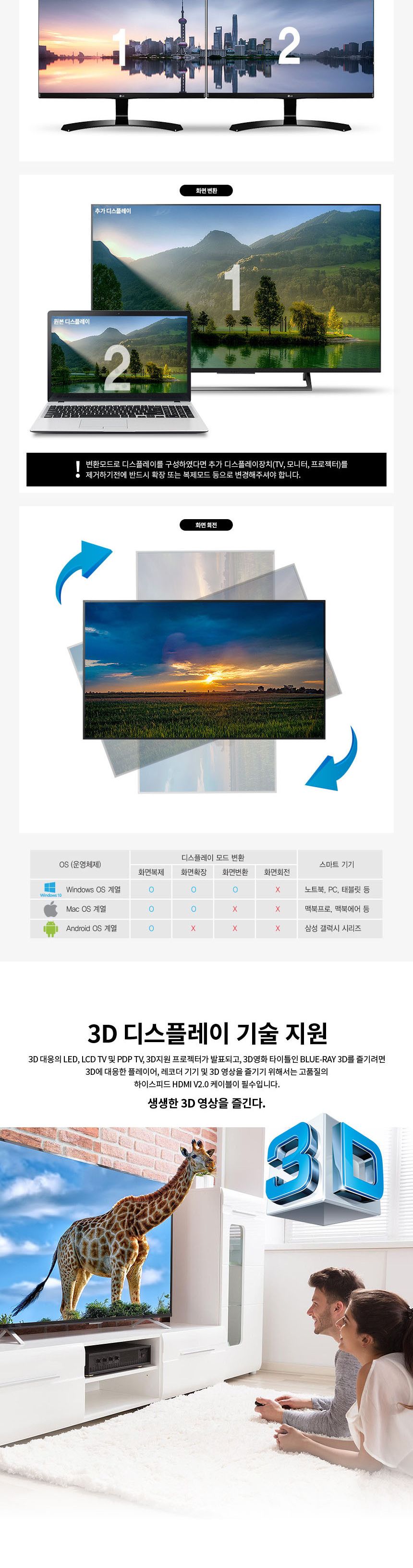 C 타입 HDMI 컨버터 스마트폰 미러링 큰화면 화면확장/HDMI/HDMI케이블/HDMI선/모니터케이블/노트북용케이