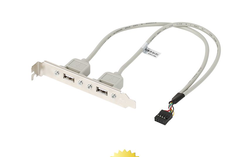 NM USB2.0 2포트 메인보드 연결 케이블 브라켓/컴퓨터케이블/컴퓨터USB케이블/메인보드케이블/PC메인보드케