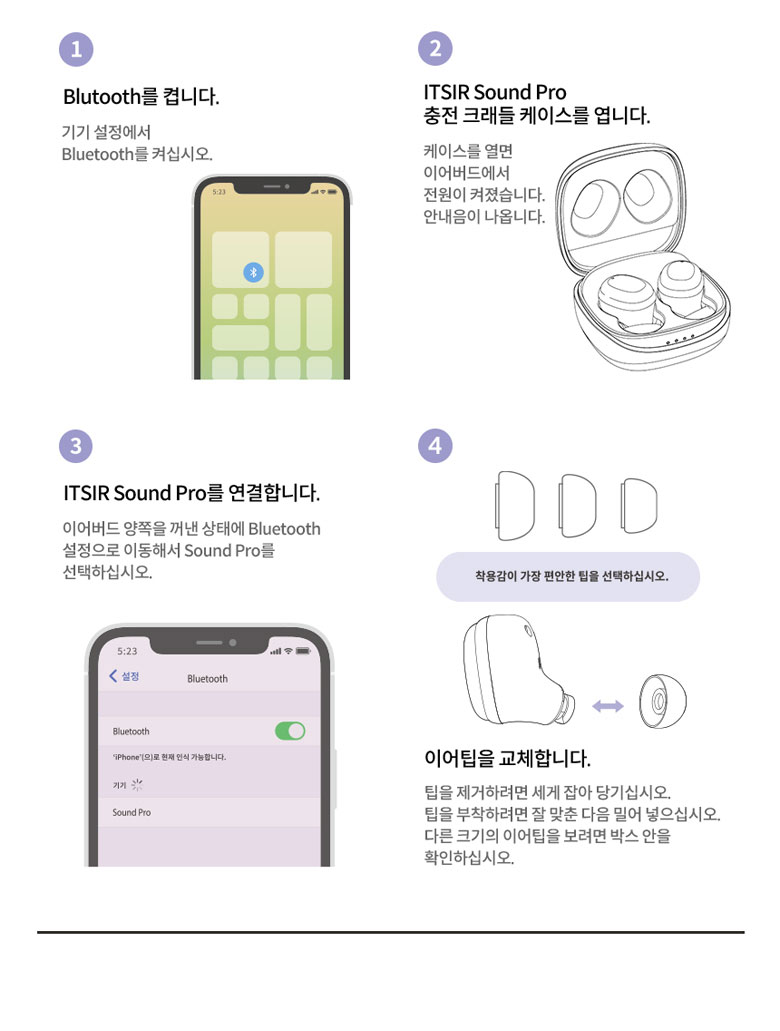 잇서 사운드프로 커널형 버즈 무선 블루투스 이어폰/이어폰/이어셋/무선이어셋/블루투스이어셋/고급이어폰/