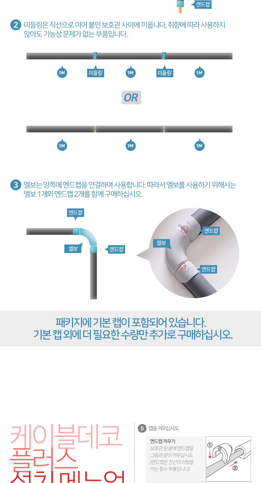 전선 선정리 쫄대 몰딩 선택 스몰형 진회색 연회색캡/전선몰딩/전선정리/전선보호관/전선쫄대/전선몰드/배