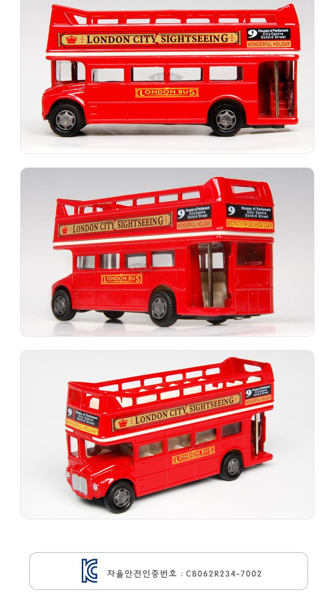 (모터맥스) 런던버스 오픈탑 미니카 (540M76008)/수입자동차/자동차/모형자동차/자동차모형/다이캐스트자동