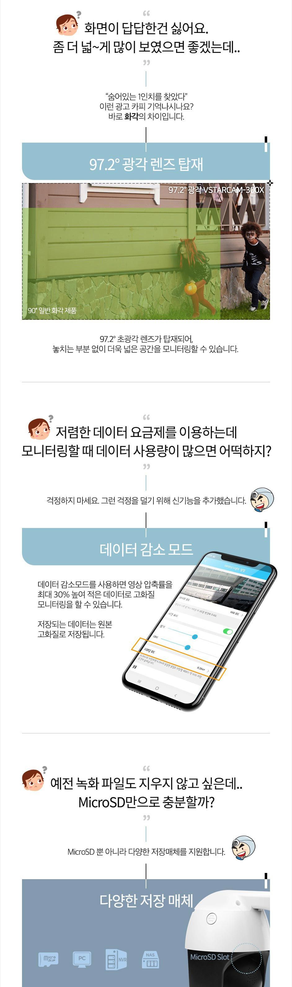 실외용 IP카메라 보안카메라 CCTV카메라 VSC300X/CCTV/가정용CCTV/홈CCTV/주택CCTV/실외CCTV/현관CCTV/감시