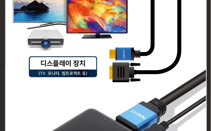 HDMI 2포트 미니 분배기 4K 60Hz 영상공유 셋톱박스/HDMI분배기/모니터분배기/영상분배기/컴퓨터분배기/스