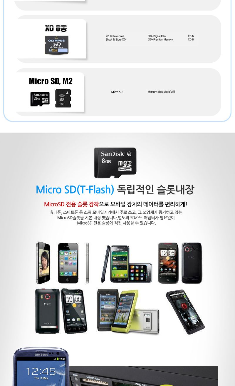 USB3.0 4포트 데스크탑 올인원 내장형 카드리더기/리더/멀티리더/멀티리더기/메모리카드/멀티카드리더기/허