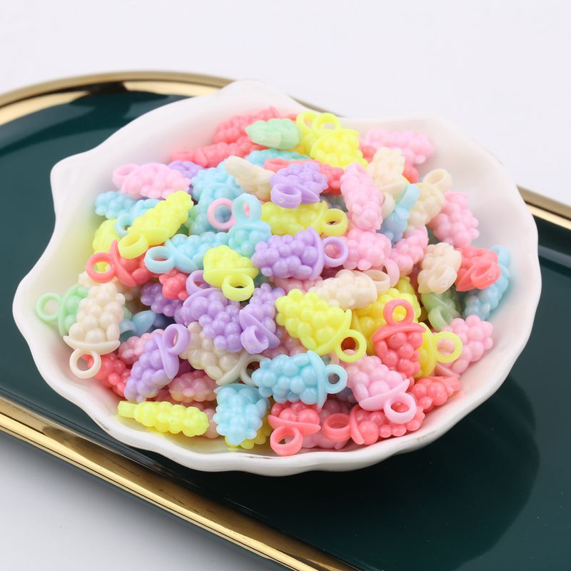 포도 과일 비즈 대용량 약500g 플라스틱 레진아트재료/레진아트/비즈구슬/레진아트세트/동대문비즈/슬라임