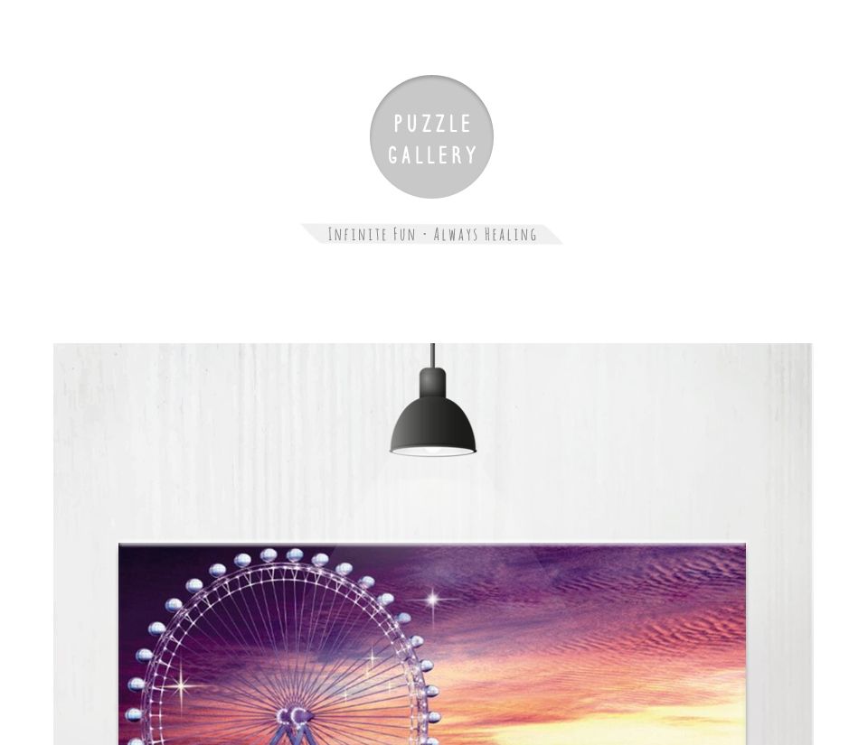 목재 직소퍼즐 1000피스 노을이 지는 강가의 축제/나무퍼즐/목재퍼즐/우드퍼즐/우드직소퍼즐/우드판퍼즐/퍼