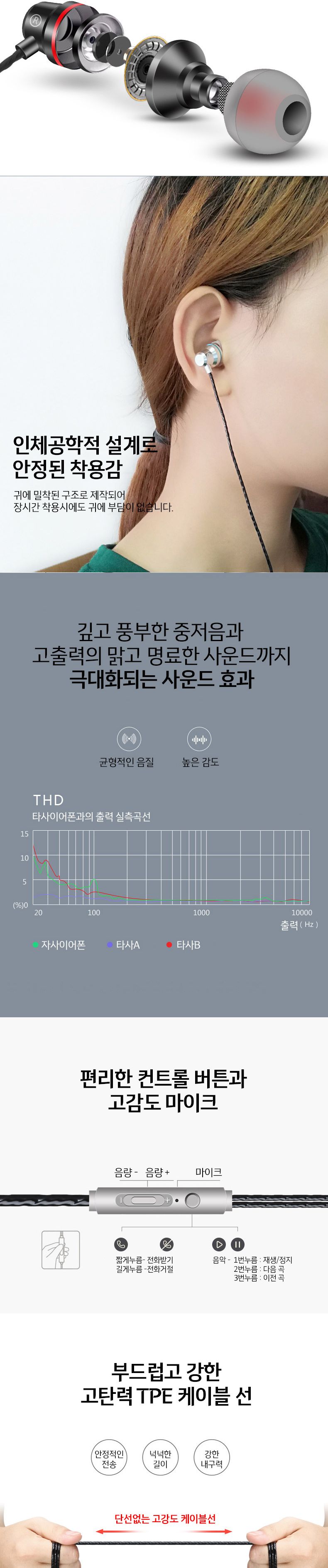 bob 리본서클 C타입 커널형 이어폰 A9프로 호환/타입C이어폰/C타입이어폰/C타입호환이어폰/이어폰/스마트폰
