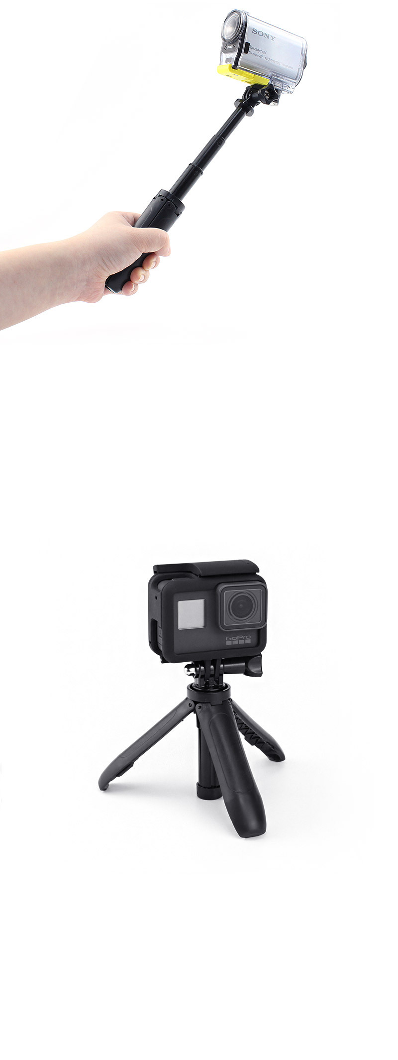고프로10 호환 액션캠 셀카봉 쇼티 삼각대 GOPRO10/샐프촬영/셀카삼각대/삼각대/미니삼각대/고프로삼각대/